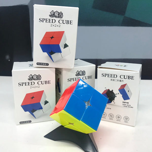 2x2 speed cubes (assorted non-magnetic varieties)