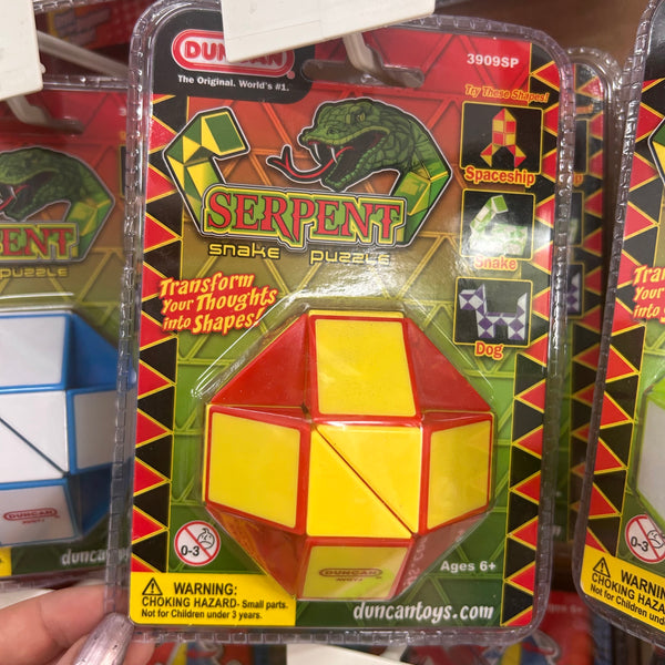 Serpent, Mental Block, Boulder Box, Beach Ball Puzzle Cubes