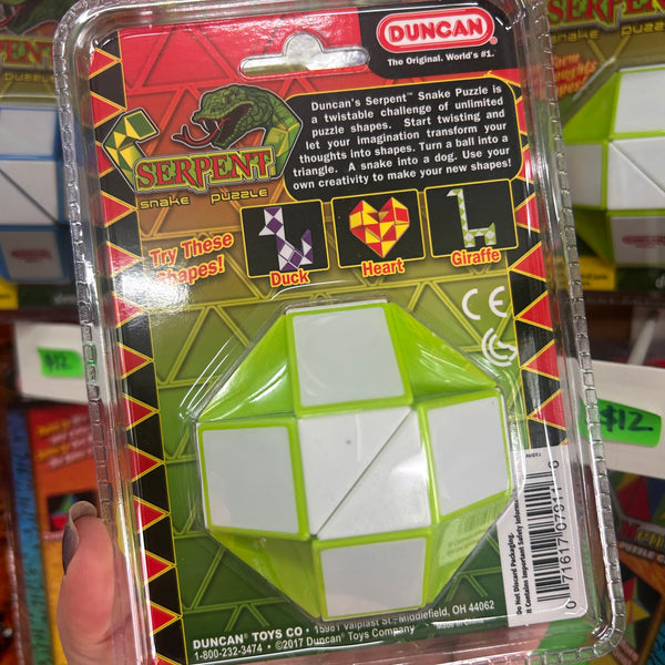 Serpent, Mental Block, Boulder Box, Beach Ball Puzzle Cubes