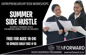 Summer Side Hustle Enterprise Workshops