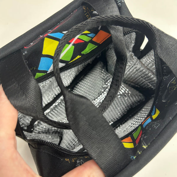 Speed Cube Bag / Zip up lunch bag