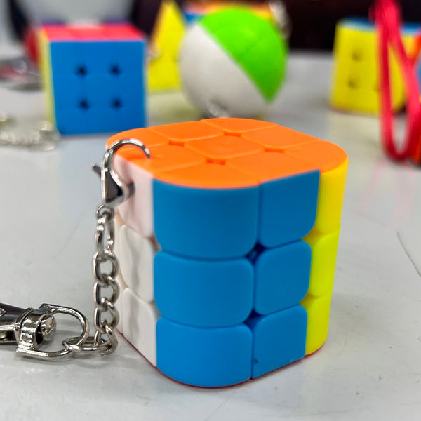 Mini speed cube keyrings