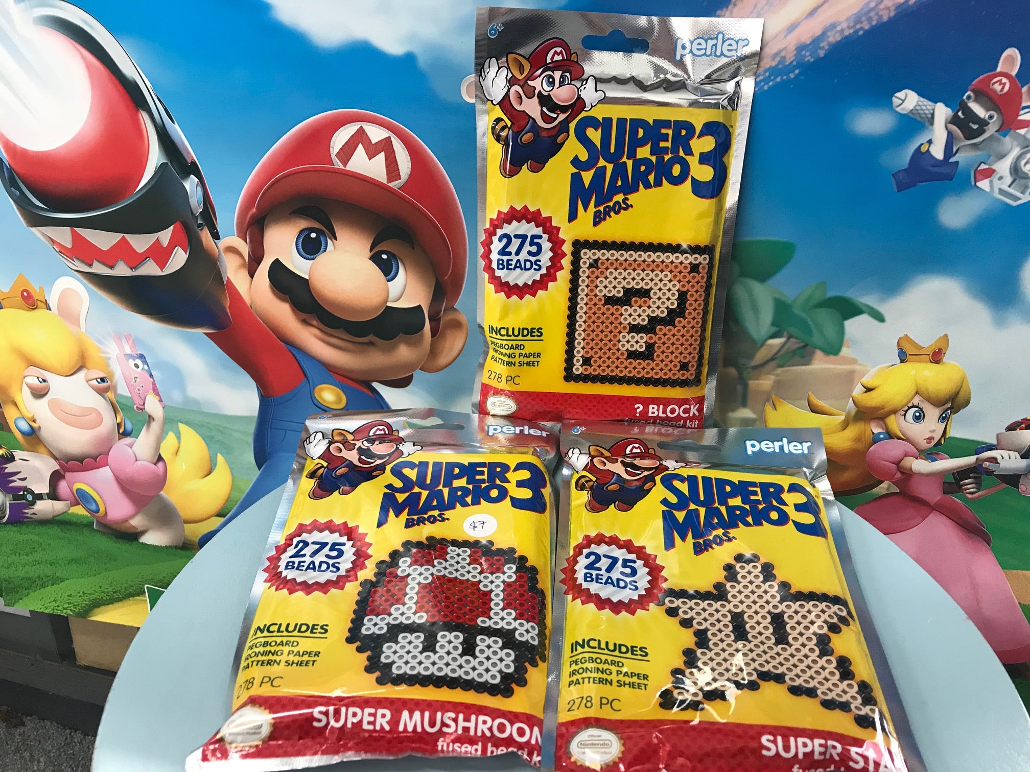 Super Mario Perler Bead Set Super Mario Perler Beads Star Pixel
