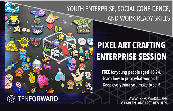 Youth Enterprise: Pixel Art Crafting Workshop